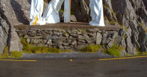 Cross at Slea Head Stock Footage 119516829