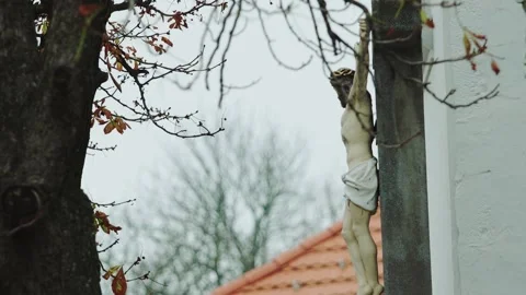 A cross in a square Stock Footage 166520470