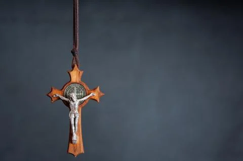 The cross of st. benedict Stock Photos