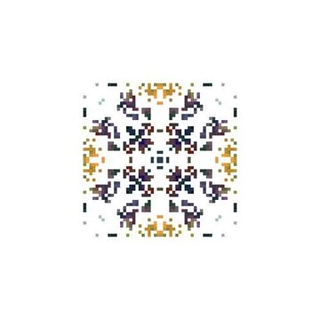 Cross stitch embroidery. Patchwork pattern. Vector illustration. 스톡 일러스트