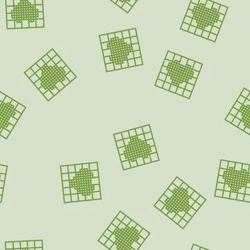 Cross stitch pattern embroidery hobby line seamless pattern イラスト素材