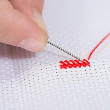 Cross stitch Stock Photos