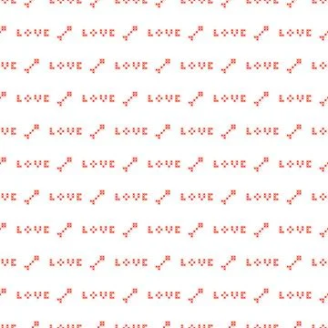 Cross stitch seamless vector pattern Stock Illustration