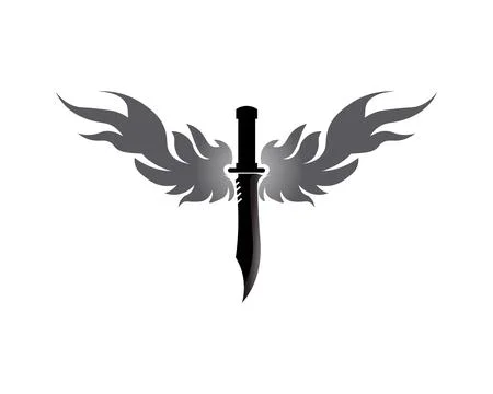 Cross swords icon flat. Simple vector symbol and bonus icon Stock Illustration