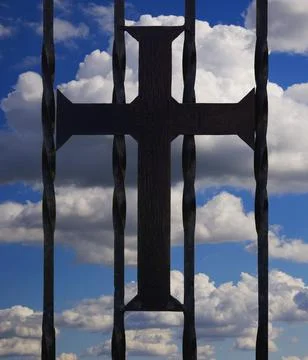A Cross Symbol Foto stock