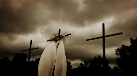 Cross Time-Lapse Stock Footage 51678453