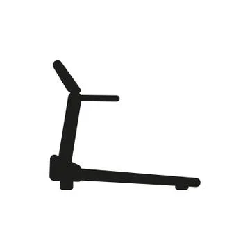 Cross trainer machine icon. Running symbol Stock Illustration