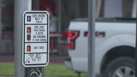 Cross Walk Miami Beach Stock Footage 311548824