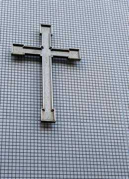 Cross on the wall 写真素材