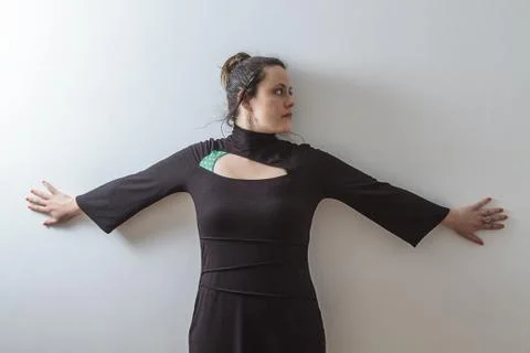 Cross on the wall Stock Photos