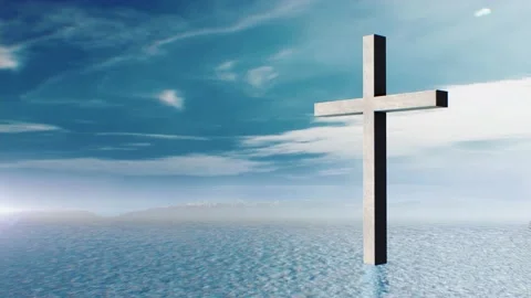 Cross Water Right loop Stock Footage 161880708