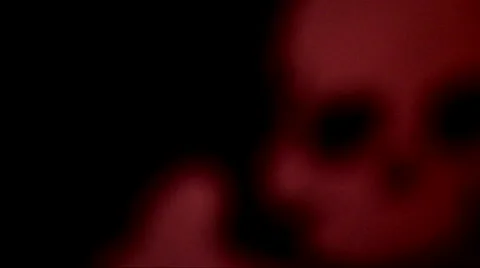 Crossbones on a dark background Stock Footage 67808463