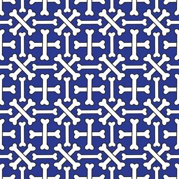 Crossbones texture vector illustration. Seamless pattern stock design templ.. Stock Illustration