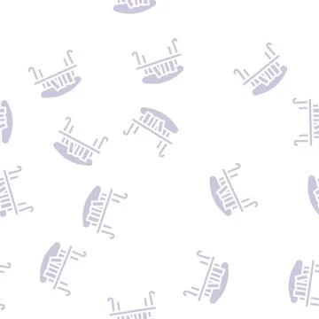 Crossbooking service glyph vector seamless pattern black Illustrazione stock