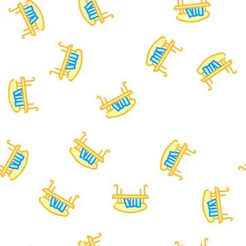 Crossbooking service vector seamless pattern color Illustrazione stock