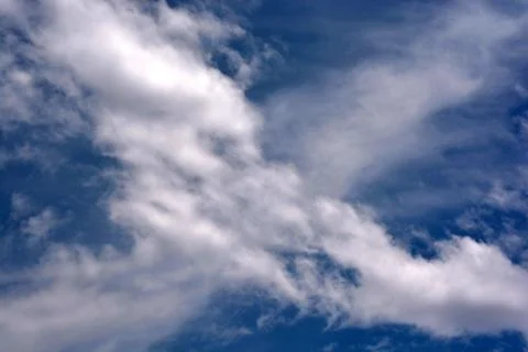 Crossed Clouds Foto stock