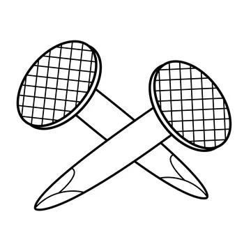 Crossed Construction Nails Vector Illustration Stock Illustration