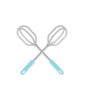 Crossed manual hand mixer vector element design template Stock-Illustration