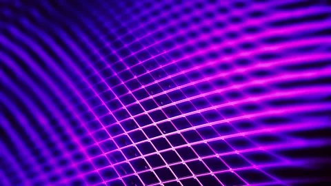 Crossed neon lines background animation, animated purple glowing lines Stock Footage 305693357
