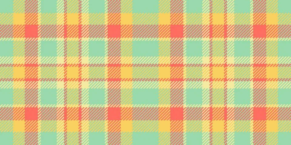 Crossed textile plaid texture, complexity tartan vector seamless. Multi fab.. Stock Illustration