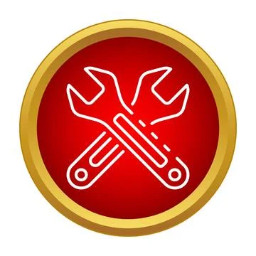 Crossed wrenches tools icon providing repair and service concept イラスト素材