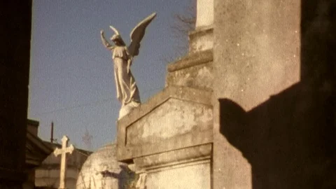 Crosses and Faces Stock-Footage 86337949