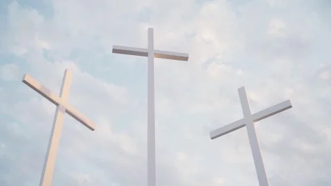 Crosses Background Clip Stock Footage 117733929