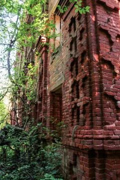 Crosses at the corner of the monastery. Stock Photos