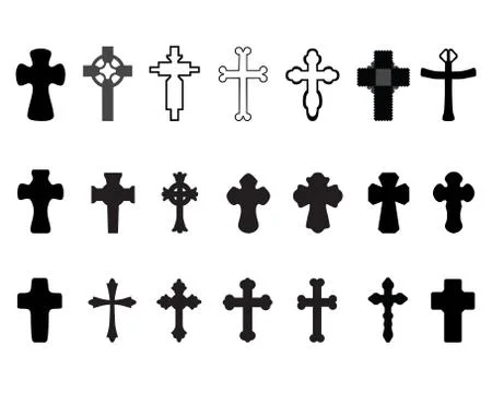 Crosses Stock Illustration