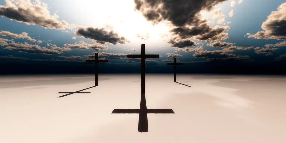 Crosses Stock Illustration