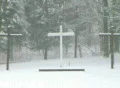 Crosses in Snow Footage