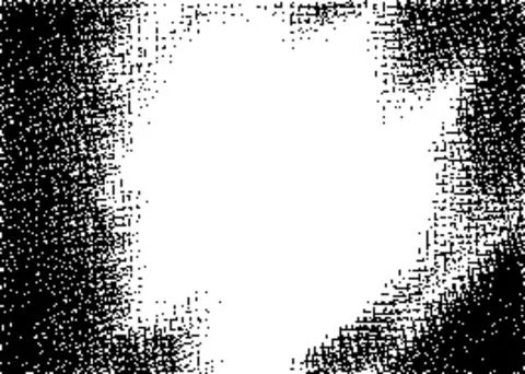 Crosshaches ink spots Illustrazione stock