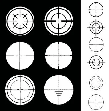 Crosshair Stock Illustration