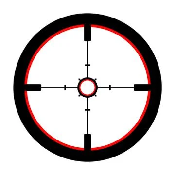 Crosshair Illustrazione stock
