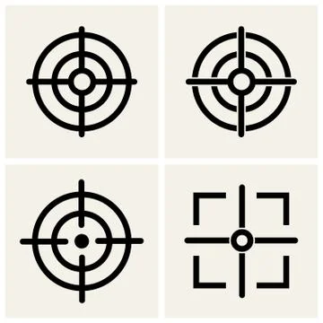 Crosshair Stock Illustration