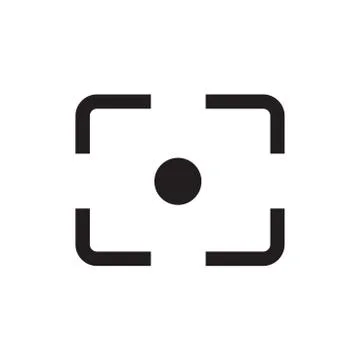 Crosshairs icon Stock Illustration