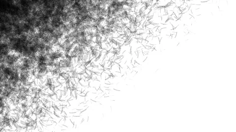 Crosshatch Cascade 01 (wipe from left) Stock Footage 110403599