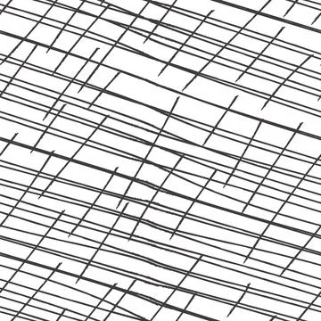 Crosshatch chaotic scratches seamless pattern. Texture made in hand drawn p.. Stock Illustration