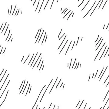 Crosshatch leopard seamless pattern. Texture made in hand drawn pencil style. Illustrazione stock