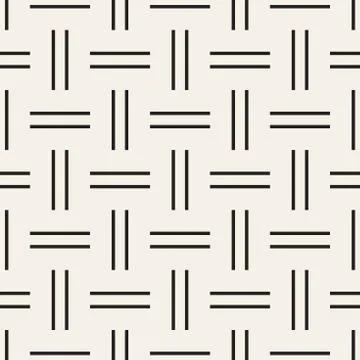 Crosshatch vector seamless geometric pattern. Crossed graphic rectangles ba.. Stockillustratie
