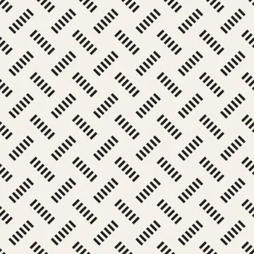 Crosshatch vector seamless geometric pattern. Crossed graphic rectangles ba.. 스톡 일러스트