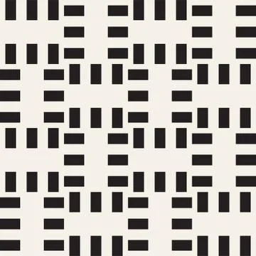 Crosshatch vector seamless geometric pattern. Crossed graphic rectangles ba.. Illustrazione stock