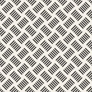 Crosshatch vector seamless geometric pattern. Crossed graphic rectangles ba.. Stock Illustration