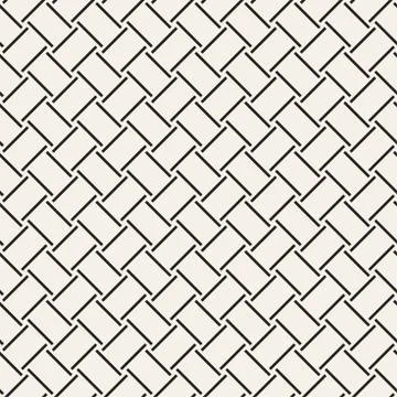 Crosshatch vector seamless geometric pattern. Crossed graphic rectangles ba.. Stock Illustration