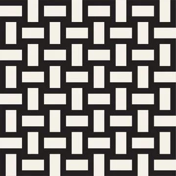 Crosshatch vector seamless geometric pattern. Crossed graphic rectangles ba.. イラスト素材