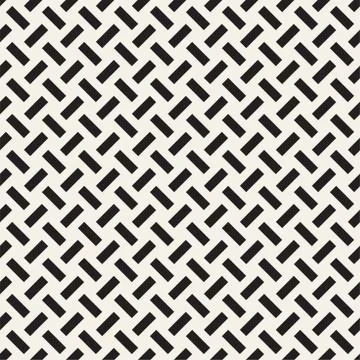 Crosshatch vector seamless geometric pattern. Crossed graphic rectangles ba.. Stockillustratie