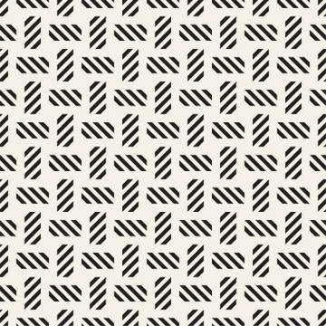 Crosshatch vector seamless geometric pattern. Crossed graphic rectangles ba.. Illustrazione stock