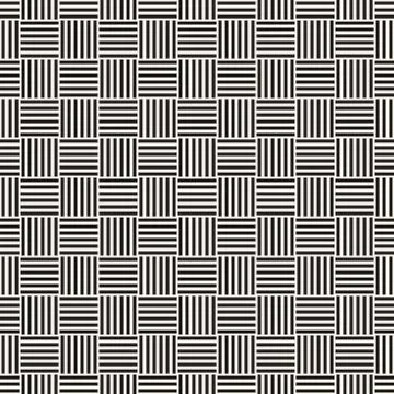 Crosshatch vector seamless geometric pattern. Crossed graphic rectangles ba.. Stockillustratie