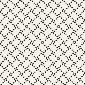 Crosshatch vector seamless geometric pattern. Crossed graphic rectangles ba.. 库存插图