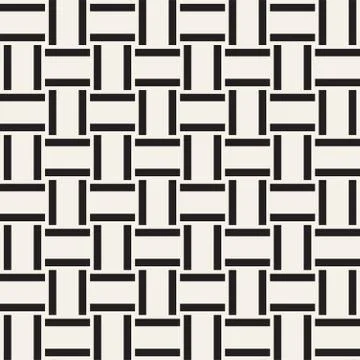 Crosshatch vector seamless geometric pattern. Crossed graphic rectangles ba.. Stock Illustration